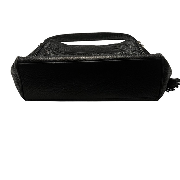 KATE SPADE New York Mini Carmen Southport Avenue Leather Fold-Over Bag Black - Picture 7 of 10